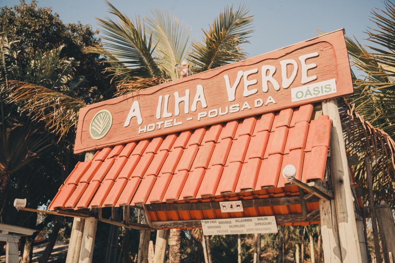 A Ilha Verde Hotel Pousada Na Praia Ilha do Mel Exterior foto